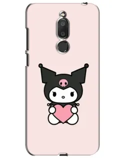 Чохол для Meizu M6T (Meilan 6T) з картинкою «Kuromi та серце»