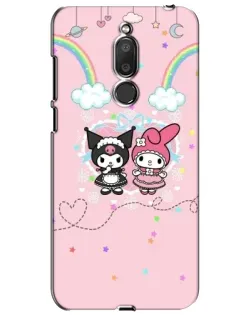 Чохол для Meizu M6T (Meilan 6T) з картинкою «My Melody та Kuromi»