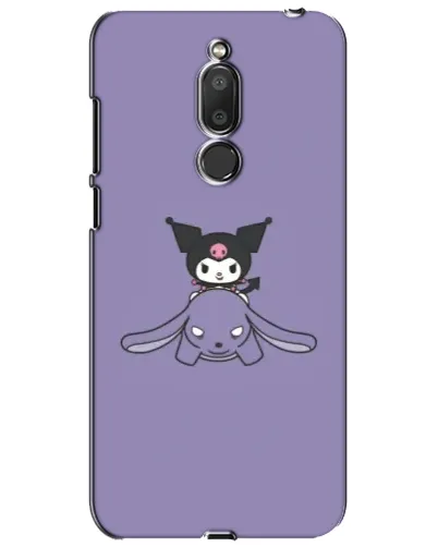 Чехол для Meizu M6T (Meilan 6T) с картинкой «Kuromi на лиловом фоне»