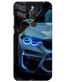 Чехол для Meizu M6T (Meilan 6T) с картинкой «Взгляд BMW с синими фарами» Чехол для Meizu M6T (Meilan 6T) с картинкой «Взгляд BMW с синими фарами»