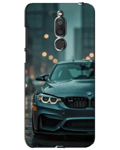 Чохол для Meizu M6T (Meilan 6T) з картинкою «BMW у вогнях міста»
