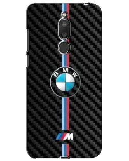 Чохол для Meizu M6T (Meilan 6T) з картинкою «Емблема BMW та карбон»