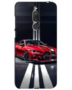 Чохол для Meizu M6T (Meilan 6T) з картинкою «Червона BMW на дорозі»