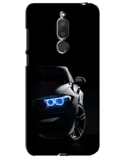 Чехол для Meizu M6T (Meilan 6T) с картинкой «BMW — ночной взгляд»