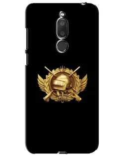 Чохол для Meizu M6T (Meilan 6T) з картинкою «PUBG — помаранчевий градієнт»