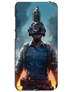 Чохол для Meizu M6T (Meilan 6T) з картинкою «PUBG — реалістичний герой»