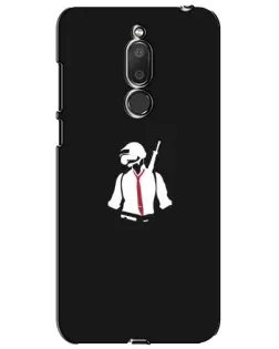 Чохол для Meizu M6T (Meilan 6T) з картинкою «PUBG — силует воїна»