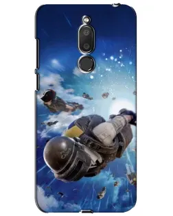 Чохол для Meizu M6T (Meilan 6T) з картинкою «Десант PUBG — стрибок»