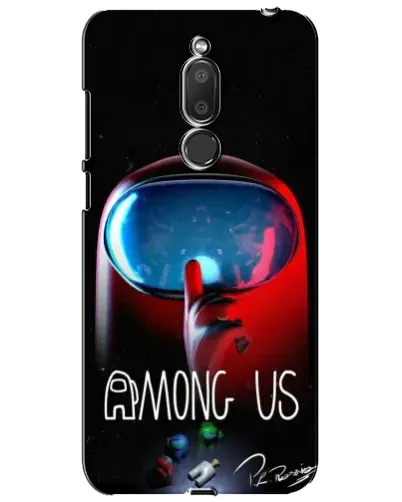 Чохол для Meizu M6T (Meilan 6T) з картинкою «Червоний імпостер — макро»