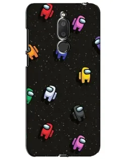 Чохол для Meizu M6T (Meilan 6T) з картинкою «Космічний патерн Among Us»