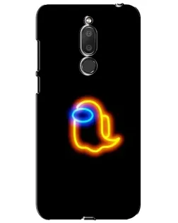 Чохол для Meizu M6T (Meilan 6T) з картинкою «Among Us неонове сяйво»