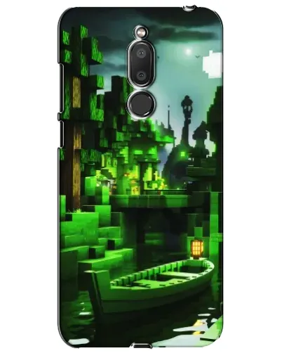 Чохол для Meizu M6T (Meilan 6T) з картинкою «Minecraft лісовий пейзаж»