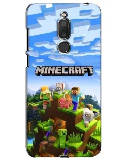 Чохол для Meizu M6T (Meilan 6T) з картинкою «Minecraft класичний світ»