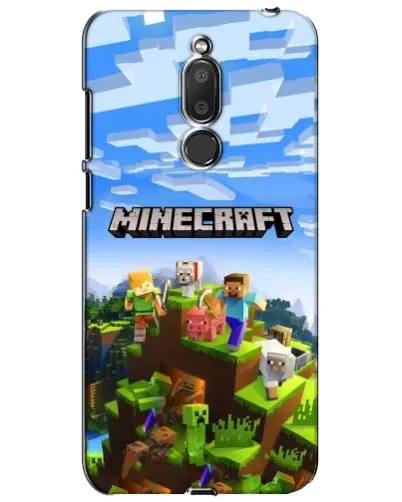 Чохол для Meizu M6T (Meilan 6T) з картинкою «Minecraft класичний світ»