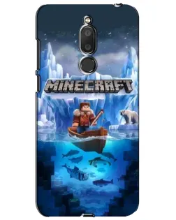 Чохол для Meizu M6T (Meilan 6T) з картинкою «Minecraft льодянийсвіт»
