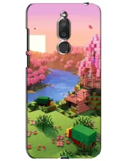 Чохол для Meizu M6T (Meilan 6T) з картинкою «Рожеве дерево Minecraft»