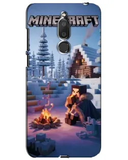 Чохол для Meizu M6T (Meilan 6T) з картинкою «Зимовий Minecraft»