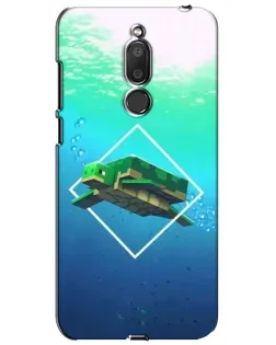 Чохол для Meizu M6T (Meilan 6T) з картинкою «Черепаха Minecraft»