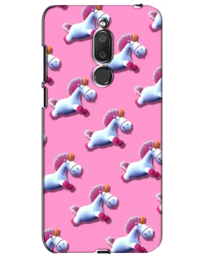 Чехол для Meizu M6T (Meilan 6T) с картинкой «Единороги на розовом»