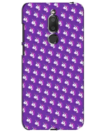 Чехол для Meizu M6T (Meilan 6T) с картинкой «Единороги на фиолетовом»