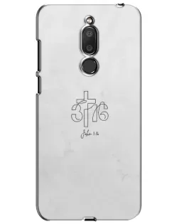 Чохол для Meizu M6T (Meilan 6T) з картинкою «Івана 3:16 Хрест»