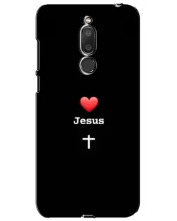 Чохол для Meizu M6T (Meilan 6T) з картинкою «Серце - Jesus»