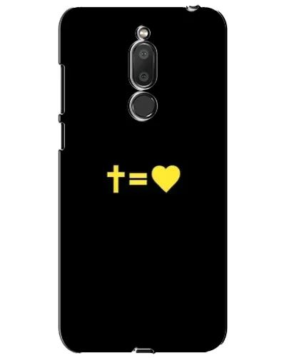 Чохол для Meizu M6T (Meilan 6T) з картинкою «Серце та Хрест»