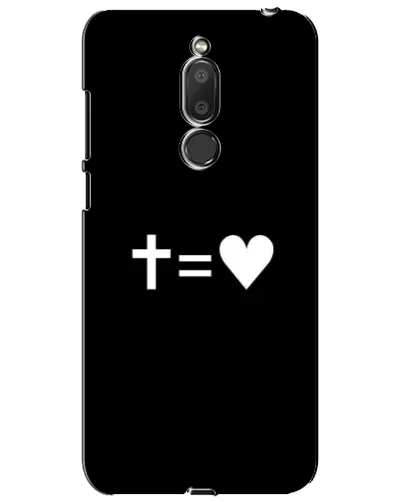 Чохол для Meizu M6T (Meilan 6T) з картинкою «Хрест та Серце»