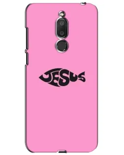 Чохол для Meizu M6T (Meilan 6T) з картинкою «Рожевий символ Jesus»