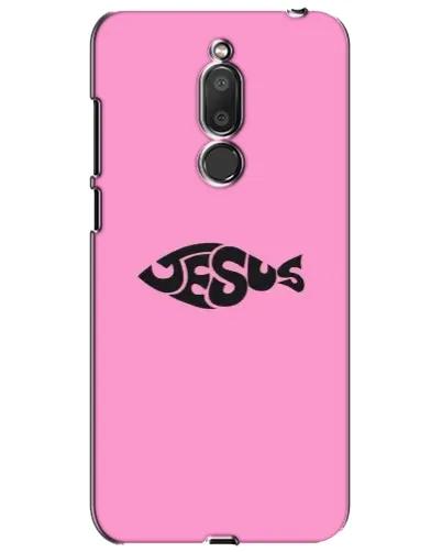 Чохол для Meizu M6T (Meilan 6T) з картинкою «Рожевий символ Jesus»
