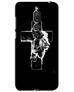 Чехол для Meizu M6T (Meilan 6T) с картинкой «Сияющий крест Jesus»