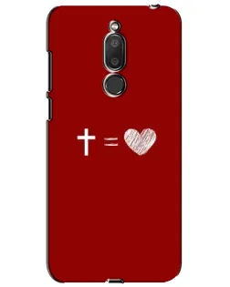 Чехол для Meizu M6T (Meilan 6T) с картинкой «Уравнение любви»