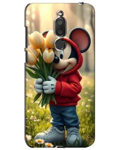 Чехол для Meizu M6T (Meilan 6T) с картинкой «Микки с тюльпанами» Чехол для Meizu M6T (Meilan 6T) с картинкой «Микки с тюльпанами»