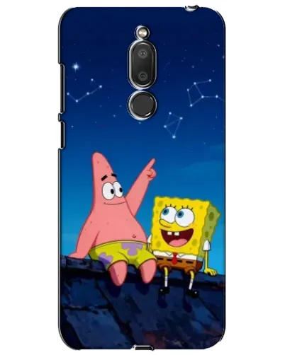 Чехол для Meizu M6T (Meilan 6T) с картинкой «Губка Боб и Патрик ночью» Чехол для Meizu M6T (Meilan 6T) с картинкой «Губка Боб и Патрик ночью»