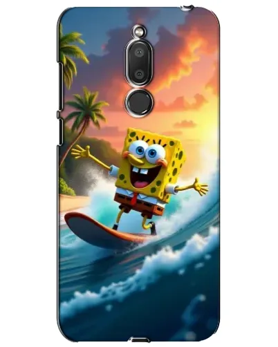 Чехол для Meizu M6T (Meilan 6T) с картинкой «Губка Боб серфингист» Чехол для Meizu M6T (Meilan 6T) с картинкой «Губка Боб серфингист»