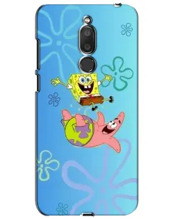 Чехол для Meizu M6T (Meilan 6T) с картинкой «Спанч Боб и Патрик»