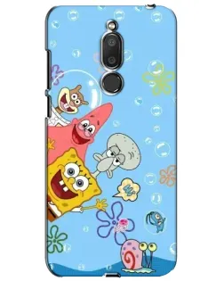 Чехол для Meizu M6T (Meilan 6T) с картинкой «Веселые пузырьки»
