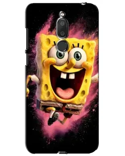 Чехол для Meizu M6T (Meilan 6T) с картинкой «Взрывной Спанч Боб»