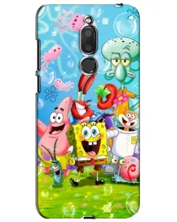 Чехол для Meizu M6T (Meilan 6T) с картинкой «Губка Боб и друзья» Чехол для Meizu M6T (Meilan 6T) с картинкой «Губка Боб и друзья»