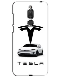 Чехол для Meizu M6T (Meilan 6T) с картинкой «Tesla White Style»