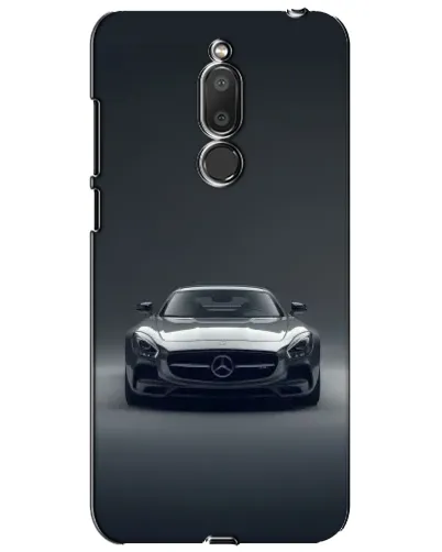 Чехол для Meizu M6T (Meilan 6T) с картинкой «Mercedes на черном»