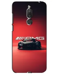 Чехол для Meizu M6T (Meilan 6T) с картинкой «Mercedes AMG — красная линия»