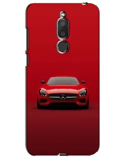 Чехол для Meizu M6T (Meilan 6T) с картинкой «Красный Mercedes AMG»