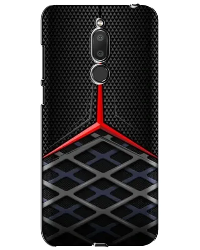 Чехол для Meizu M6T (Meilan 6T) с картинкой «Mercedes Carbon Grid»