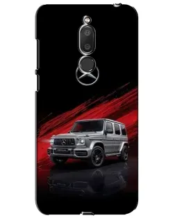 Чехол для Meizu M6T (Meilan 6T) с картинкой «Mercedes G-Class красный»