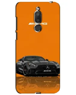 Чехол для Meizu M6T (Meilan 6T) с картинкой «Оранжевый Mercedes AMG»