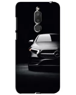 Чехол для Meizu M6T (Meilan 6T) с картинкой «Свет фар Mercedes»