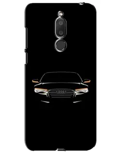 Чохол для Meizu M6T (Meilan 6T) з картинкою «Audi — нічний контур»