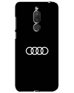Чохол для Meizu M6T (Meilan 6T) з картинкою «Audi White Logo»