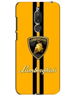 Чохол для Meizu M6T (Meilan 6T) з картинкою «Lamborghini Stripe жовтий»